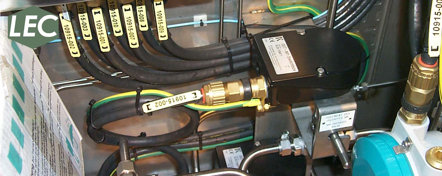 Cabling installation for new offshore platform, pneumatic/hydraulic control skid.